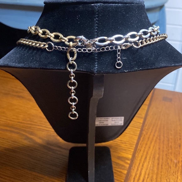 Bundle/Lot of 2 J Crew Bold Statement Necklaces Chunky Geometric Lucite Crystal - Picture 7 of 7